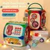 Multi Functional Baby Puzzle Toy Hand Clapping Drum with Lights Music Children Shape Matching Education Toy Musical Instrument 1