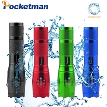 

Super Bright LED Torch Zoom Torch Portable Waterproof Torch Outdoor Lighting Torch Mountaineering Torch Use 18650 Battery