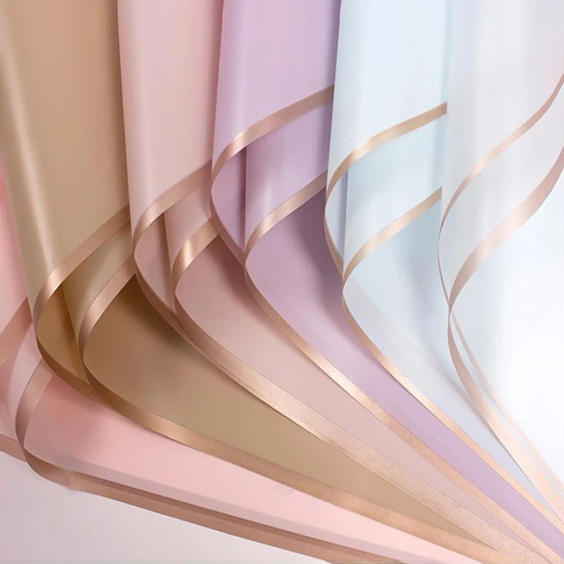 Flower Wrapping Paper Phnom Penh Jelly Film Matte Translucent Waterproof 20PCS/PACK Hansu Bouquet Wrapped