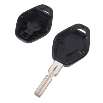 Chiave telecomando per BMW 3 5 7 serie Z3 Z4 X3 X5 M5 325i E38 E39 E46 - KEYYOU custodia a conchiglia remota a 3 pulsanti non tagliata adatta per BMW 3 5