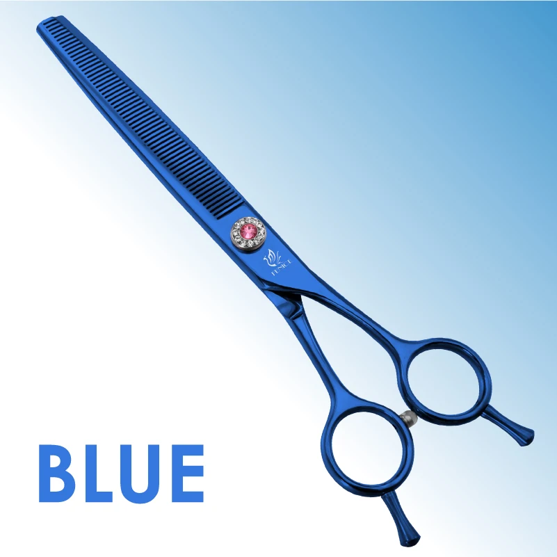 Dog Grooming Scissors Fenice Professional JP440C Steel 7.0 inch Dog Grooming Scissors for Dog Cutting Thinning Scissors Shears Thinning 25%