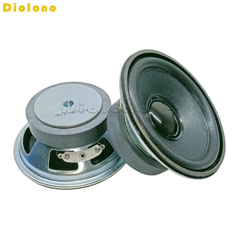 4Ohm 10W Loudspeaker Diameter 77MM 3inch Round Speaker 50MM External Magnetic Cone Black Paper Cap Height 32MM speaker bluetooth