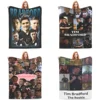 Super Warm Blanket Airplane Travel Tim Bradford Throw Blanket TV Series Flannel Bedspread For Outdoor Comfortable Sofa Bed Cover 1