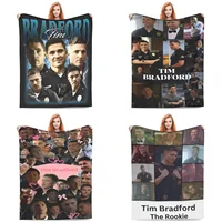 Super Warm Blanket Airplane Travel Tim Bradford Throw Blanket TV Series Flannel Bedspread For Outdoor Comfortable Sofa Bed Cover 1