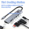 NADODO 7 in 1 USB C Adapter with HDTV 4K PD 100W USB3.0&2.0 USB C3.0 TF/SD for MacBook Pro Dell XPS MacBook Air and More 1