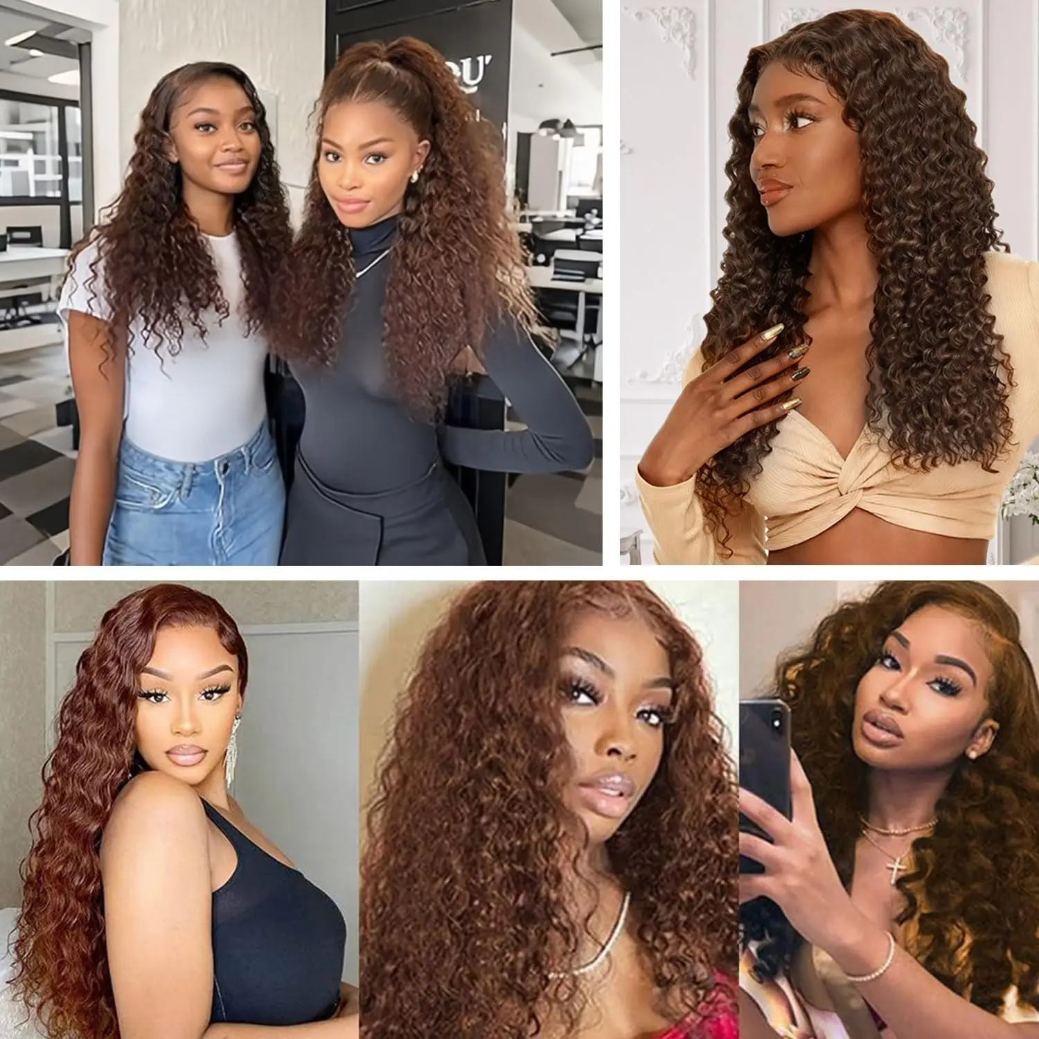 #4 Burmese Curly Human Hair Bundles Virgin Hair chocolate Brown Burmese Raw Human Hair Extensions 3C4A Curly Bundles 1/3/4 Pcs 6