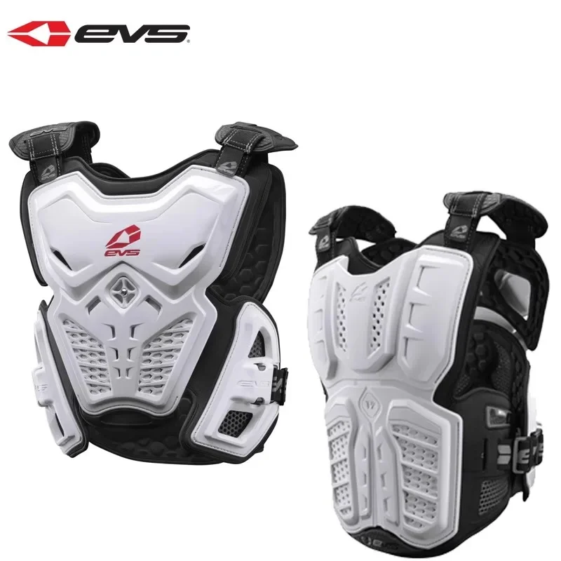 오토바이 EVS 가슴 보호대 바디 보호 F2 ROOST DEFLECTOR 아머 모토크로스 Mx 성인용 화이트