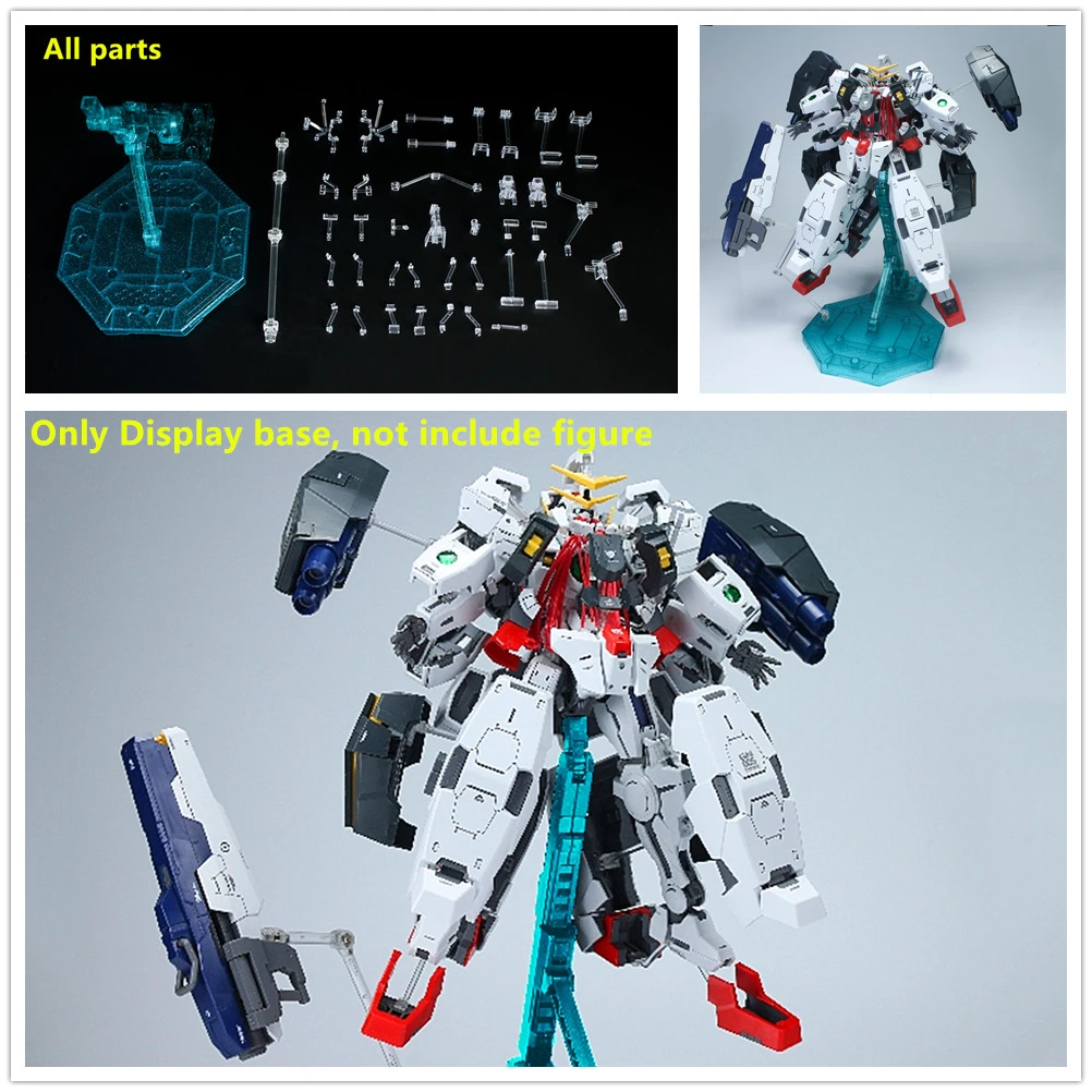 for MG 1/100 GN-005 Virtue GN-004 Nadleeh Trial System Unleashed Armor Purging Display Stand and Base with Water Decal Sticker build an engine kit