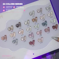 Vendeeni Super Sparkle Unique 24 couleurs réfléchissant Disco Gel vernis TPO HEMA gratuit diamant paillettes Gel vernis à ongles fournitures 4