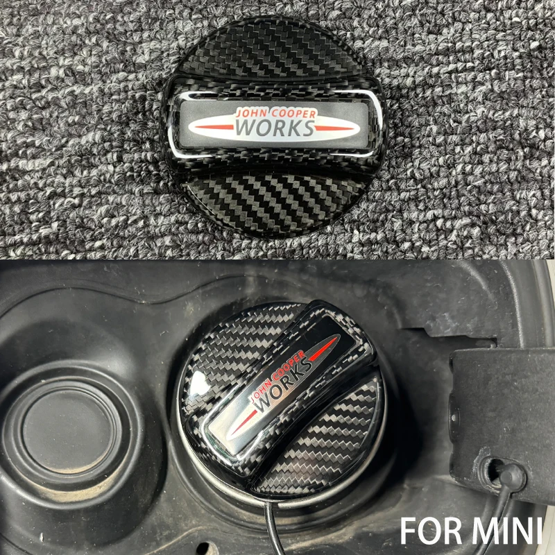 Carbon Fiber Fuel Tank Cap Fuel Fill Cap Cover For MINI F54 F55 F56 F57 F60 R60 E89 E70 F87 F52 F22 F20 F26 JCW