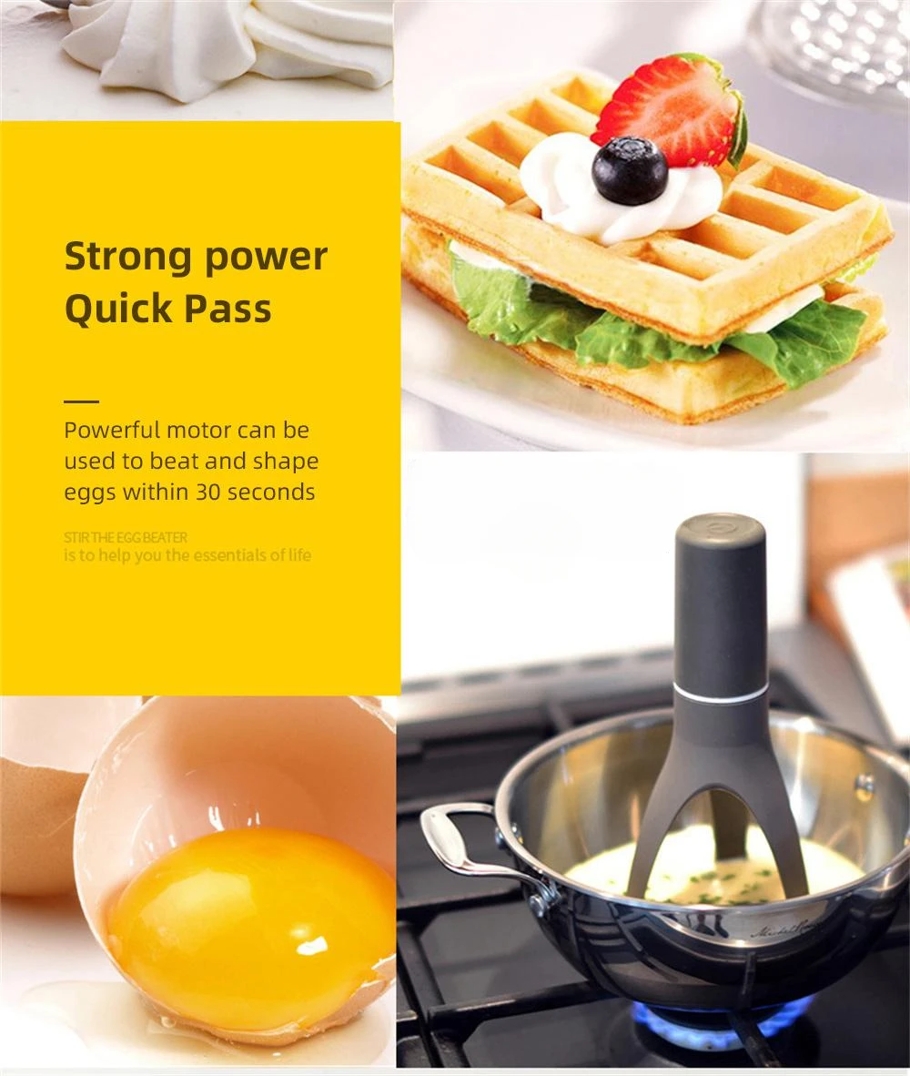 The Unique Automatic Pan Stirrer Longer Nylon Legs, Grey