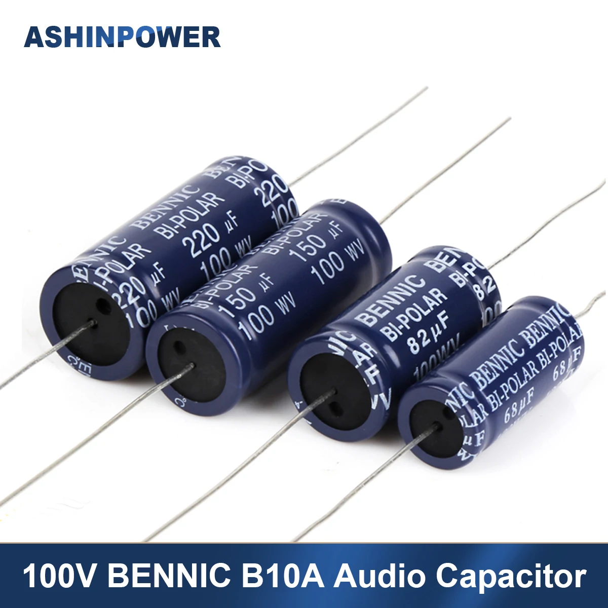 1Pcs Audio Capacitor B10A 100V Superior Horizontal Speaker Frequency Divided Audio Capacitor