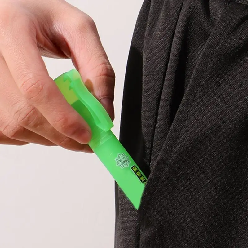 빠른 건조 지우기 가능한 열지 지우기 펜 플라스틱 병 가벼운 문서 편집 솔루션 사무실 필수 D2RC