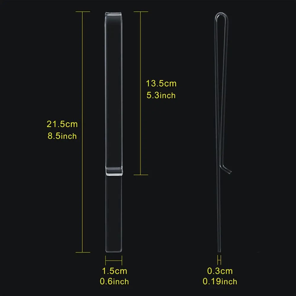 1pair Accessories Easy Reading Piano Music Book Clip Clear Acrylic Music Binders Clip Piano Supplies Book Holder