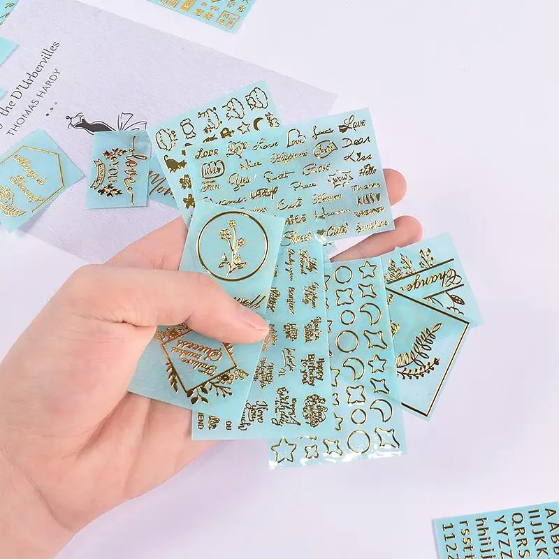 Love to Craft - GOLD Number Stickers