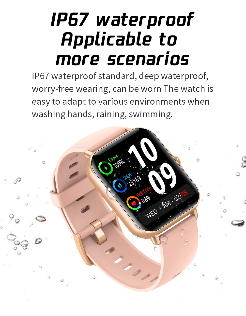 FIOMI L21 Smart Watch HD Bluetooth Call Custom Dial Touch Waterproof Women Men Smartwatch For Android IOS Sports Fitness Tracke