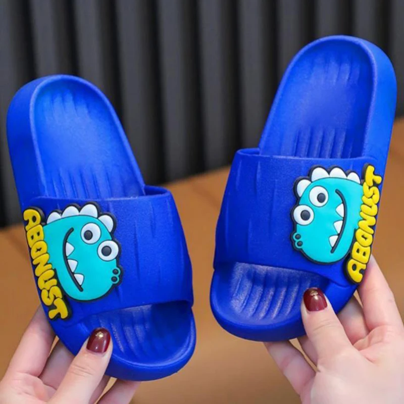Children Slippers Cartoon Soft Sole Anti slip Indoor Bathing for Girls and Boys