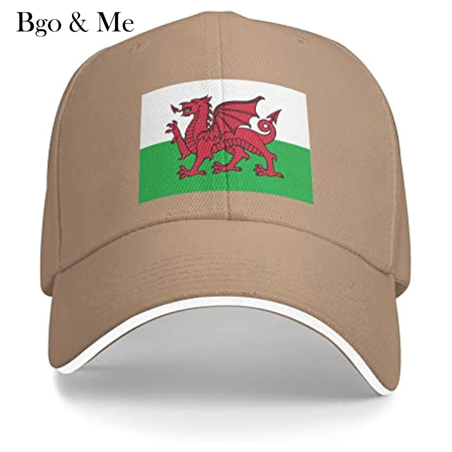 

Welsh-Flag Unisex Baseball Cap Fits Men Women Adjustable Dad Hat Sandwich Bill Cap