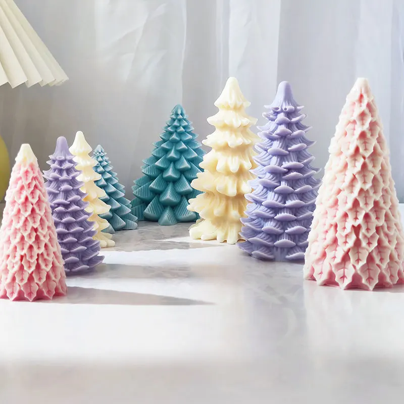 Moule En Silicone Vintage – Forme De Sapin De Noël – Idéal Glaçons Ou Résine Créative