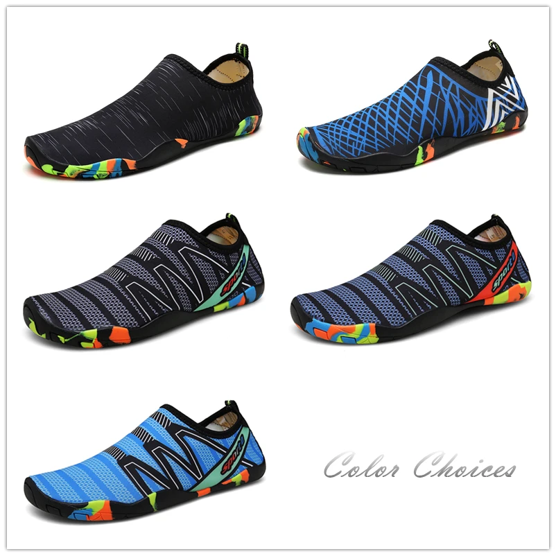 Quick-Drying Summer Water Shoes Unisex Seaside Beach Sock Barefoot Sneakers Men Swimming Upstream Sports Diving Aqua Shoes Women water shoes