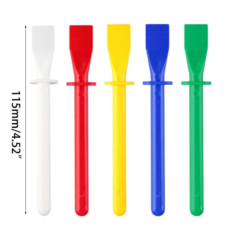 10pcs 가죽 접착제 스프레더 접착제 페인트 도구 스틱 얼룩 애플리케이터 초보자 스타터 수공예 공예 F1CC 만들기 용품