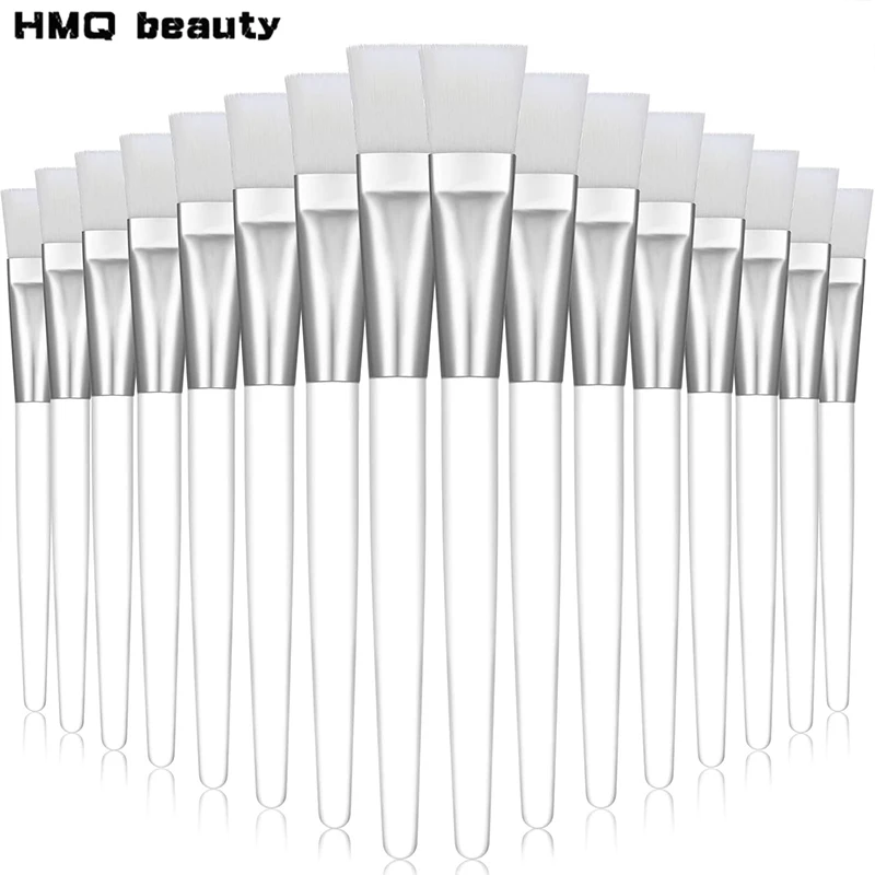 12pcs/set Facial Mask Brushes Soft bristle Transparent Crystal Rod Face Applicator Brush DIY Skincare Salon Spa Makeup Tools