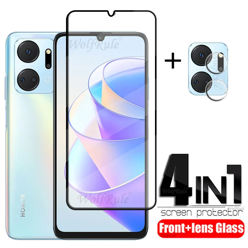 Vetro A Copertura Totale Per Huawei Honor X7A Glass Per Honor X7A Glass 9H Hd Screen Protector Per Honor X8 5G X6 X6S X5 X7A Lens Glass