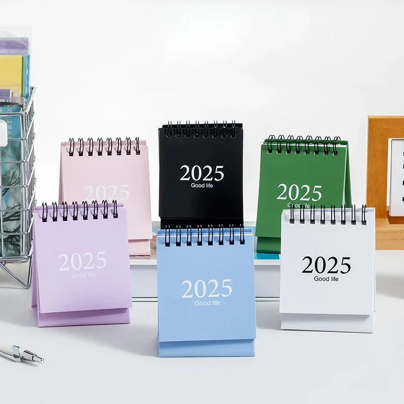 Desk Calendar 365 Days Annual Planner Coil Calendar Book Yearly Schedule Organizer To Do List Home Office Supplies