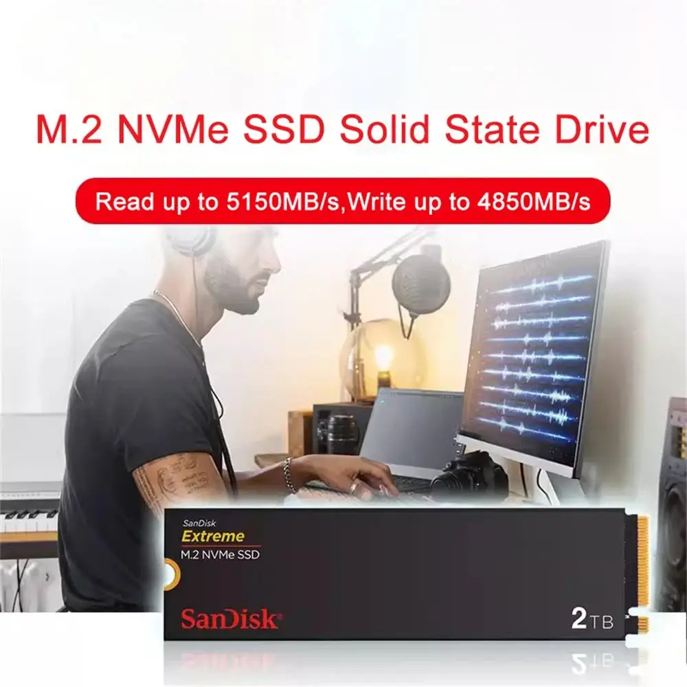 Sandisk Extreme SSDX3N  ָ Ʈ ũ ϵ ̺, ũž Ʈ PC  M.2 NVMe SSD, 500GB, 1TB, 2TB