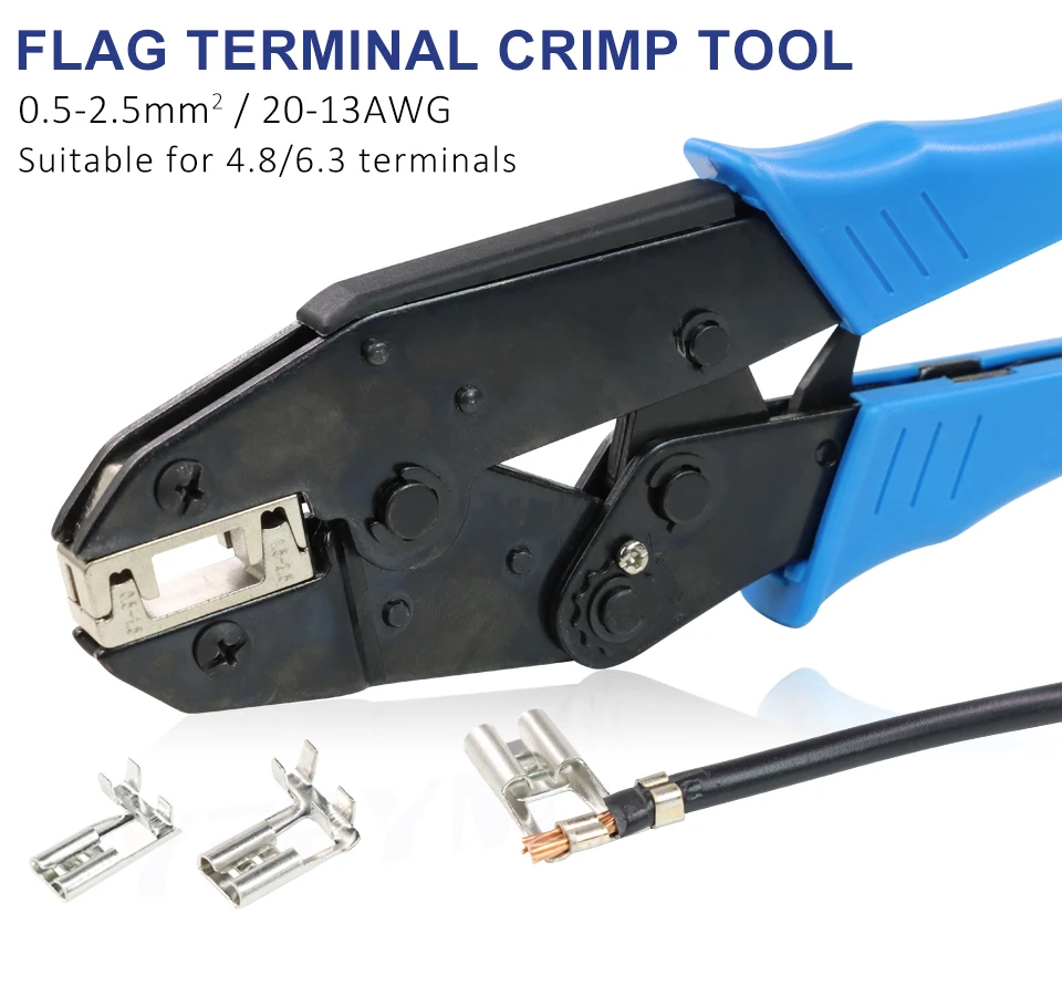 Flag Terminal Ratchet Crimper Switch Electronics