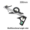 Multifunctional Angle Ruler Combination Square Stainless Steel Combo Square Carpentry Tools Carpenter Square Metal Ruler #40 6