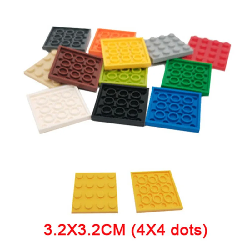 wooden stacking blocks Double-sided Base Plates Plastic Small Bricks Baseplates Compatible classic dimensions Building Blocks Construction Toys 32*32 wood blocks for crafts Blocks