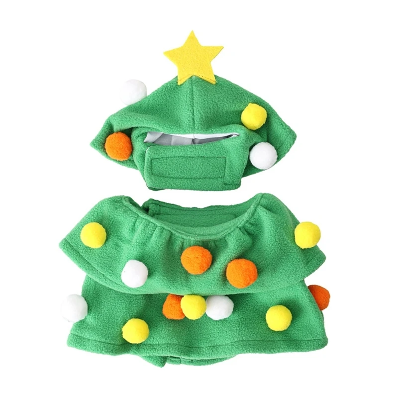 

Christmas Pet Costume for Cat Dogs Christmas Tree Costume Festival Dress Up Props Cosplay Costume Puppy Funny Clothes