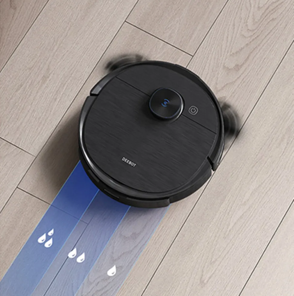 ECOVACS-DEEBOT T9 AIVI ÷ odkurjacz κ w, peni automatyczne zamiatanie OZMO Pro drgazl Mop 0 kolizji Auto puste