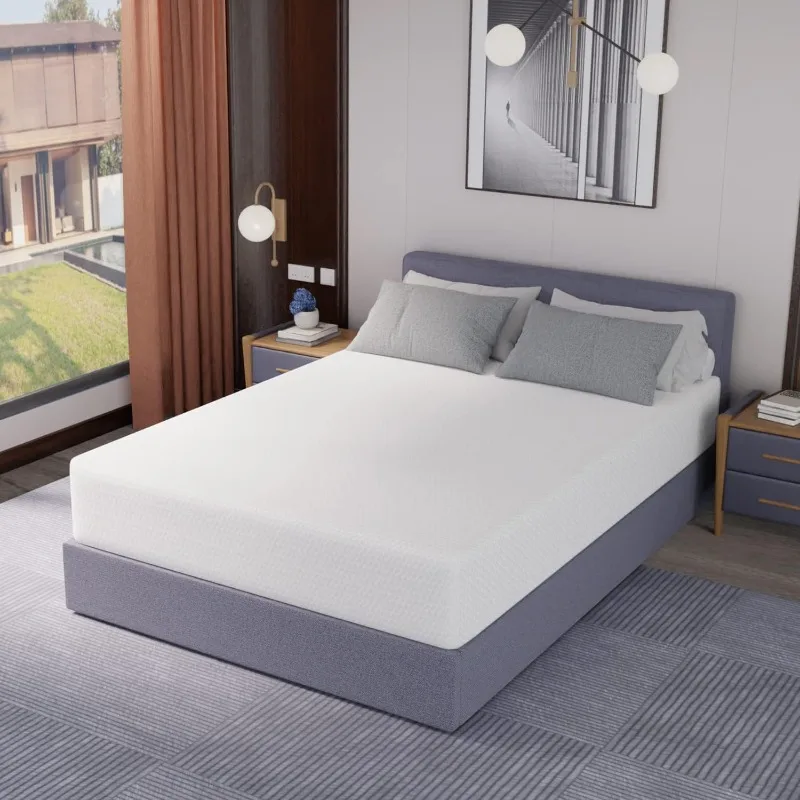 

12 Inch Memory Foam Mattress, Bed-in-a-Box, CertiPUR-US Certified Mattress for Cooler Sleep Supportive & Pressure Relief