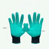 Garden gloves, stab resistant, waterproof, claw resistant, wear-resistant, ground scraping, grass pulling, soil digging, special - Image 2