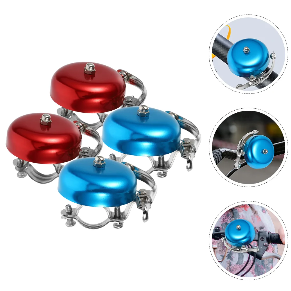 

4 Pcs Bell Accessories Bike Multi-function Ringing Bells Car Aluminum Alloy