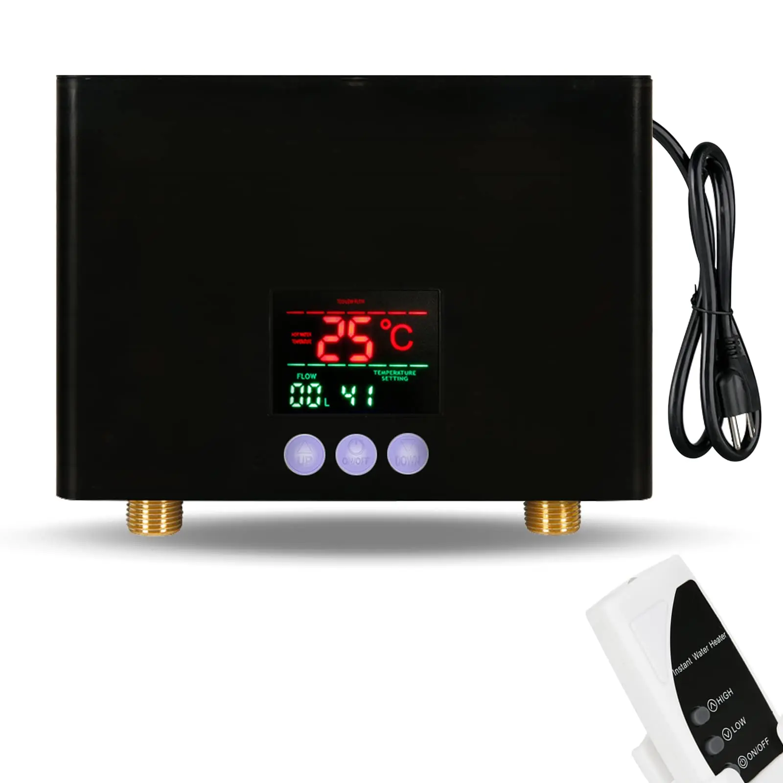 

Electric Tankless Water Heater Constant Temperature Instant Hot Water Heater with Digital Display On Demand Hot Water Heater