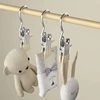 5 Pcs Portable Metal Hook Clip Multifunctional Clothespins Hat Storage Organizer Clip Boot Shoe Pant Wardrobe Cap Organizer 5
