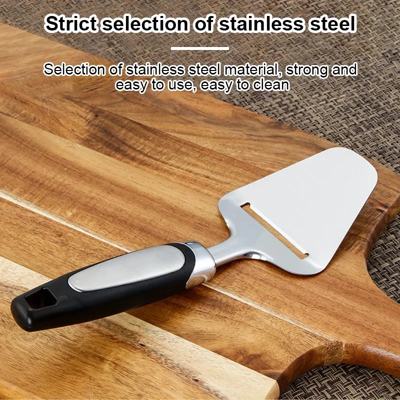Stainless Steel Heavy Duty Cheese Shaver Shovel Multi-Function Plane Server for Soft Semi-Hard Hard Cheeses Kitche cheese slicer cheese cutlery
