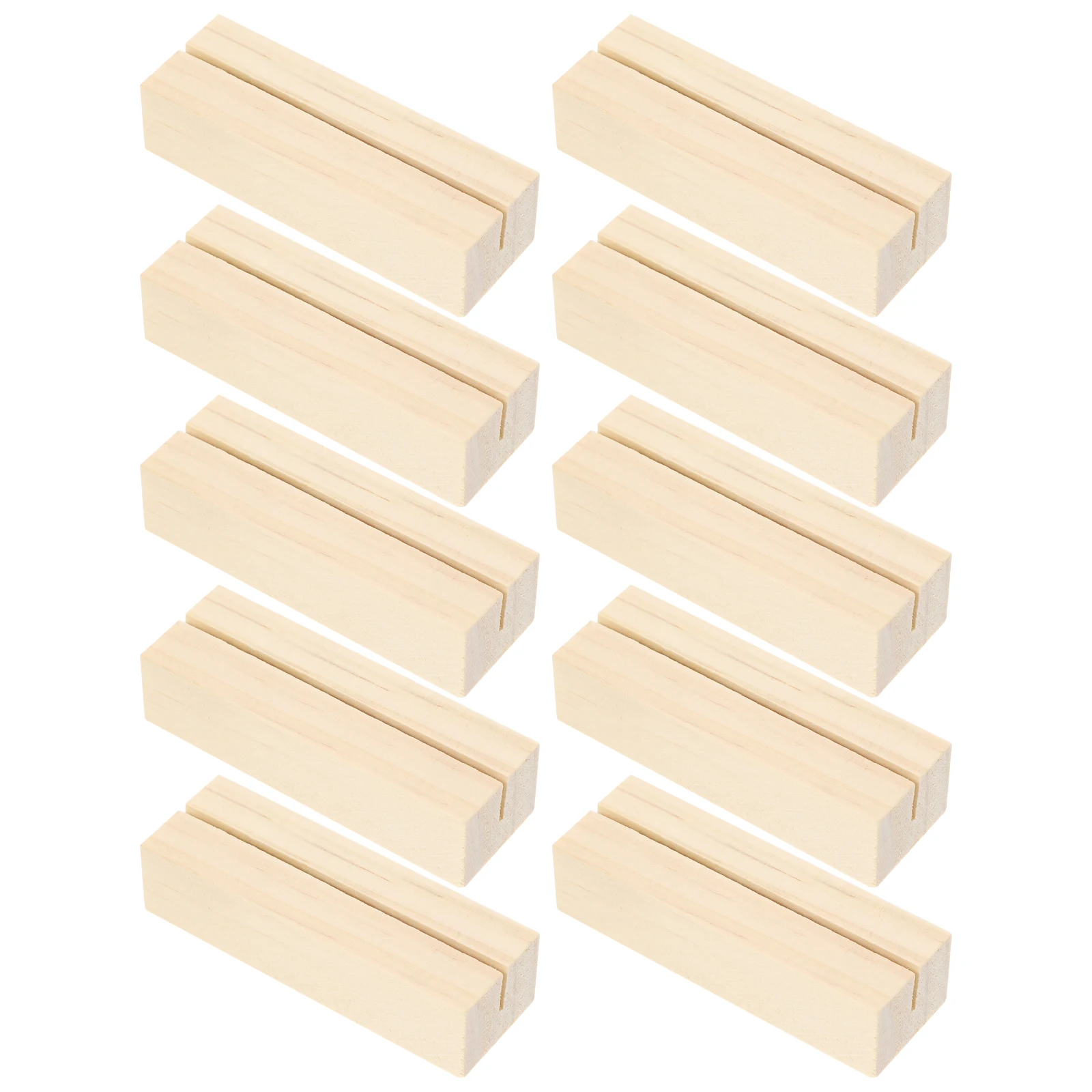 Wood Display Base Jewelry Earrings Necklace Stands Holders Earring Cards 10Pcs