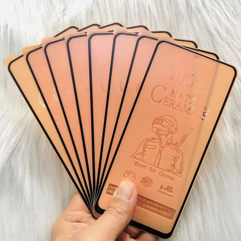 50Pcs Soft Matte Ceramic Film For Samsung Galaxy M01 M21 M31 M51 M10S M10 M20 M30 M40 F62 M62 Screen Protector Tempered Glass