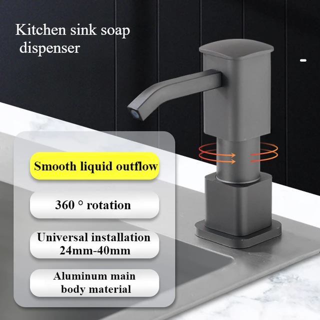 ที่จ่ายสบู่ล้างจานในครัว, ตัวปั๊มกดทำจากอลูมิเนียมอัลลอยด์, ที่กดน้ำยาล้างจานในครัว 2