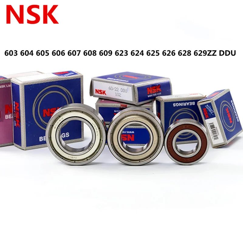 Japão Nsk 604zz Abec7 Alta Velocidade de Rolamentos de Esferas em Miniatura Rolamento 603 604 605 606 607 608 609 623 624 625 626 628 629zz Ddu