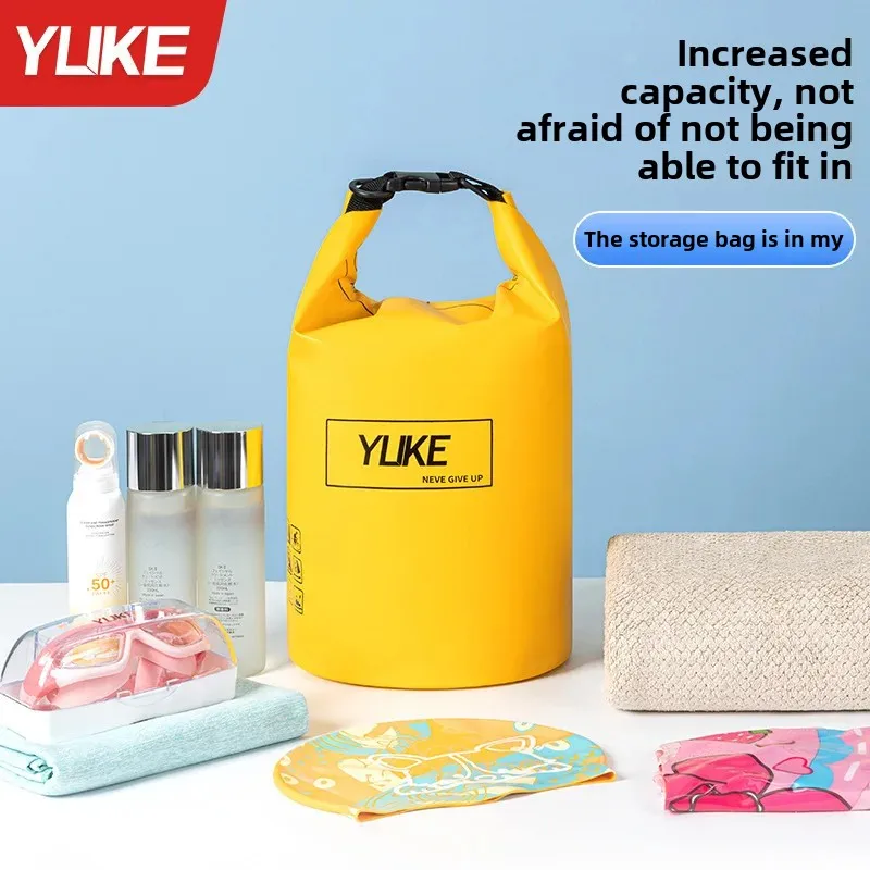 Outdoor Waterproof Bag Beach Drifting Handheld Bucket Bag Swimming Storage Beach Fishing Bucket Crossbody Waterproof