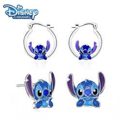 Stitch Earrings Animation Peripheral Star Baby Toy Earrings Simple Fashion Dropping Oil Children Earrings Stitch Earrings Gift