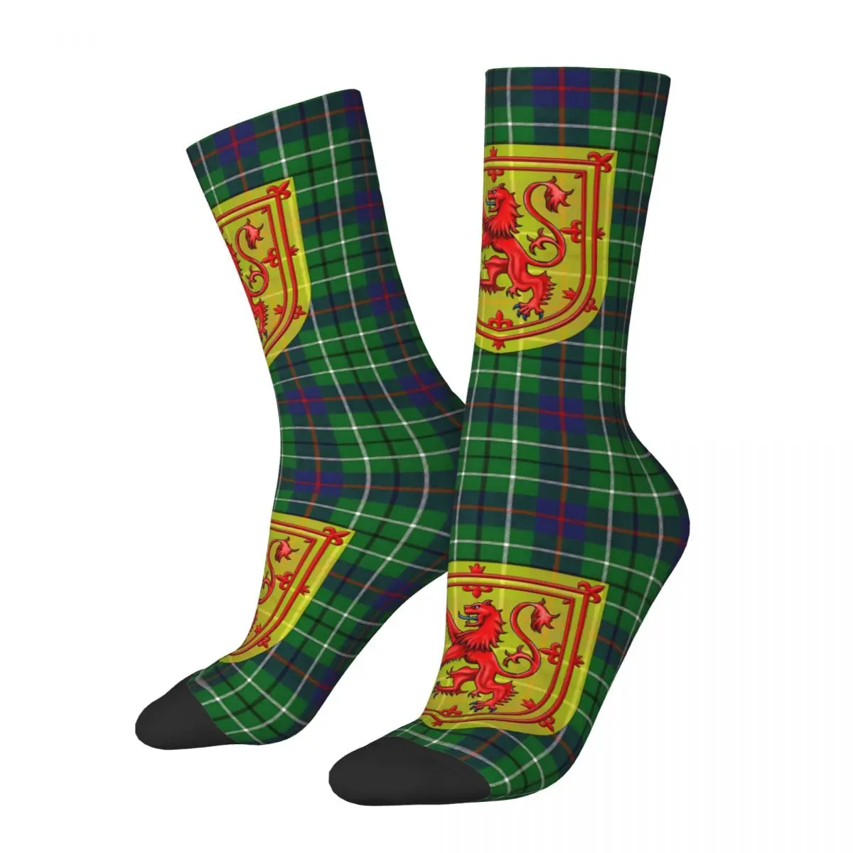 

Duncan Tartan Scottish Plaid Lion Rampant Socks Male Mens Women Autumn Stockings Polyester