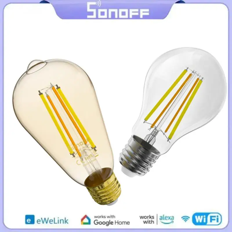 

Умная лампа SONOFF с Wi-Fi, 7 Вт, E27