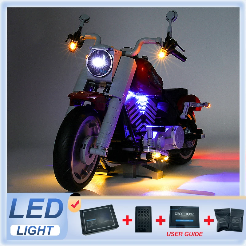 

Фотообои для LEGO 10269 Harley Davidson Fat Boy (только фотообои, без модели блоков)