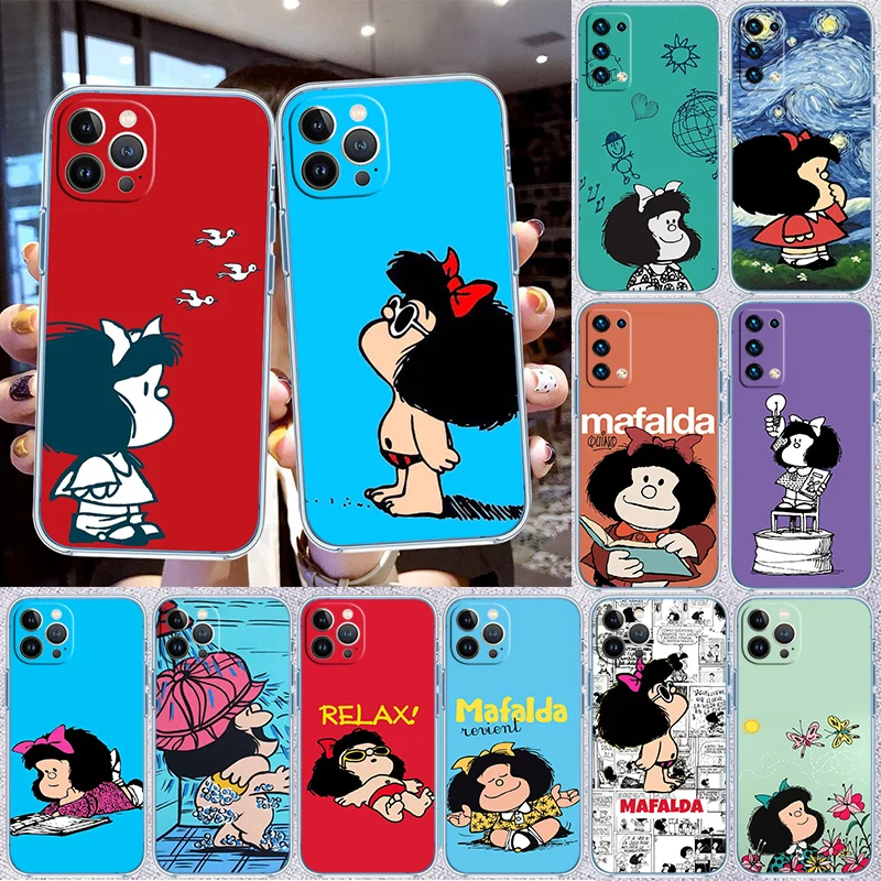 M-Mafalda Transparent Protective Phone Case